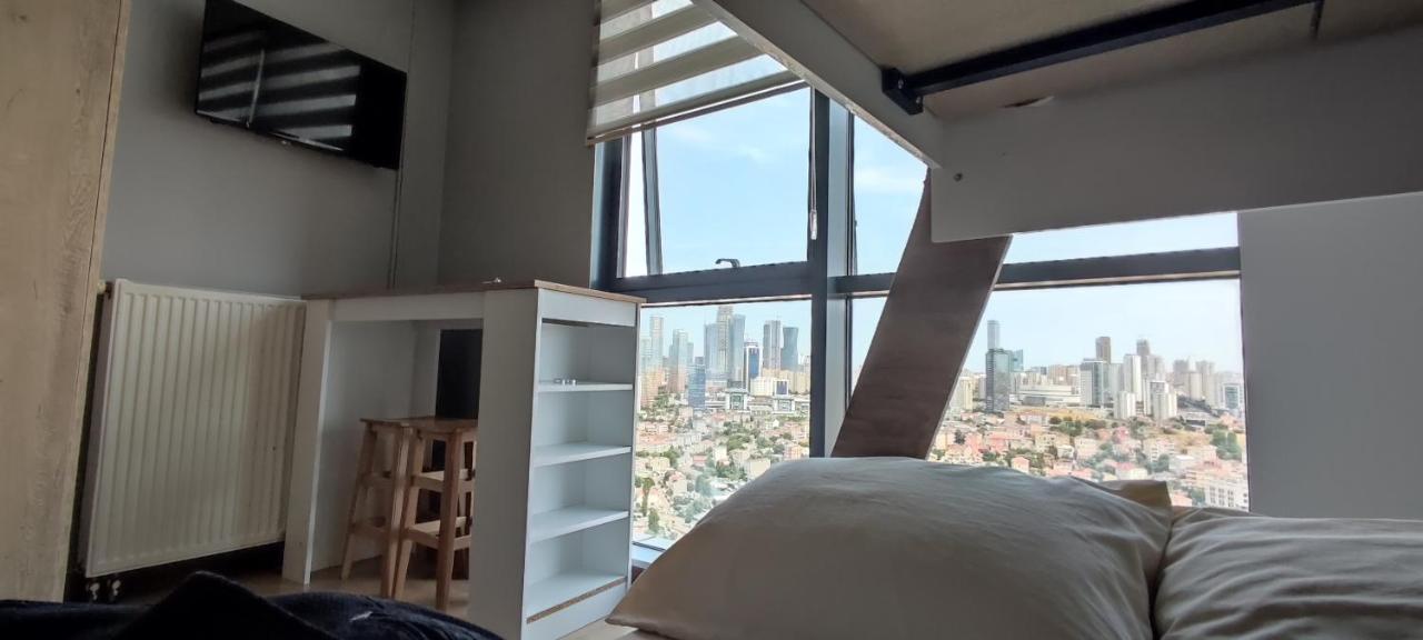 Studyo At High Flat Apartment Istanbul Bagian luar foto