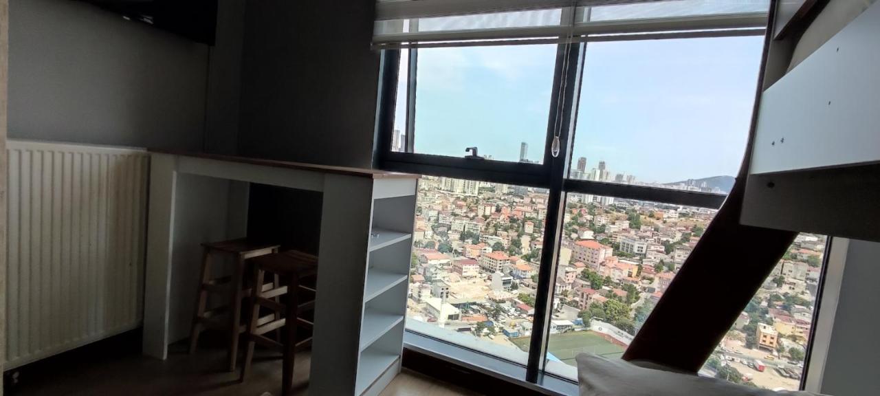 Studyo At High Flat Apartment Istanbul Bagian luar foto